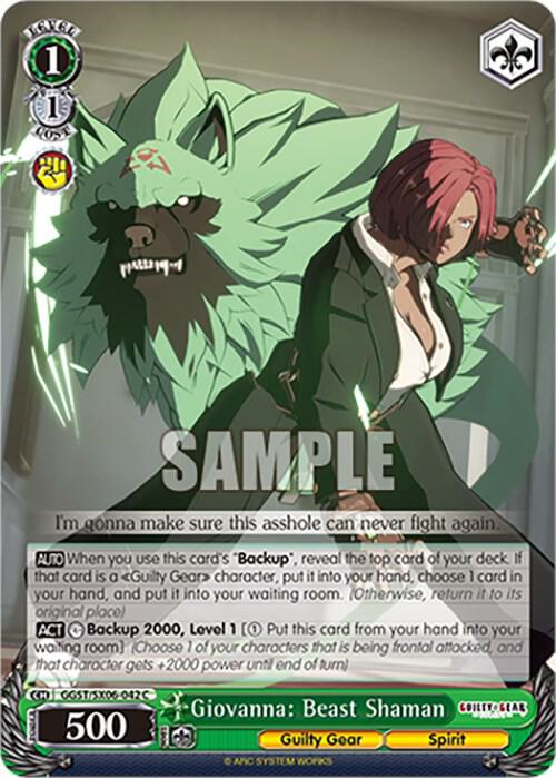 Giovanna Beast Shaman GGST/SX06-042 C Guilty Gear -Strive- Card