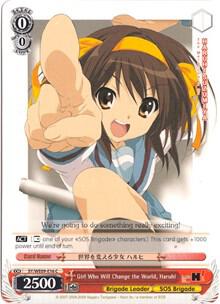 Girl Who Will Change the World Haruhi SY/WE09-E16 The Melancholy of Haruhi Suzumiya Extra Booster Card