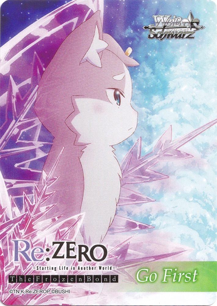 Go First Card Resisting Against Fate Puck  Re:ZERO: The Frozen Bond Card