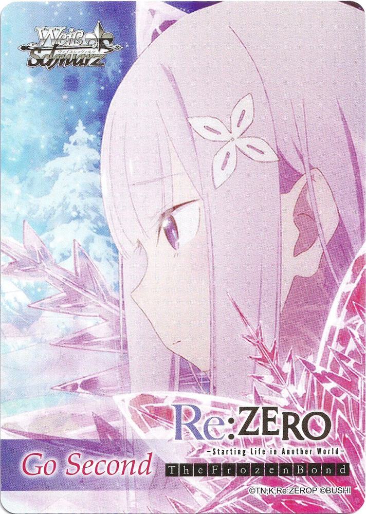 Go Second Card Emilia All Alone  Re:ZERO: The Frozen Bond Card