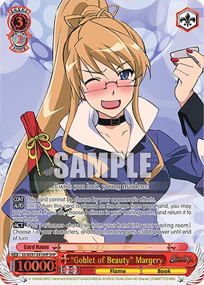 Goblet of Beauty Margery SHP SS/WE41-E41SHP SHP Shakugan no Shana Premium Booster Card