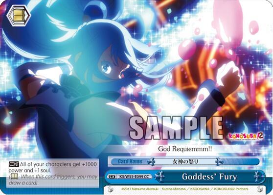 Goddess Fury KS/W55-E099 CC KonoSuba 2 Card