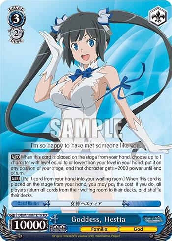 Goddess Hestia DDM/S88-TE16 TD Is it Wrong to Try to Pick Up Girls in a Dungeon? Card