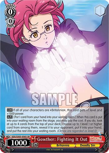 Gowther Fighting It Out SR SDS/SX05-056S SR The Seven Deadly Sins: Revival of The Commandments Card