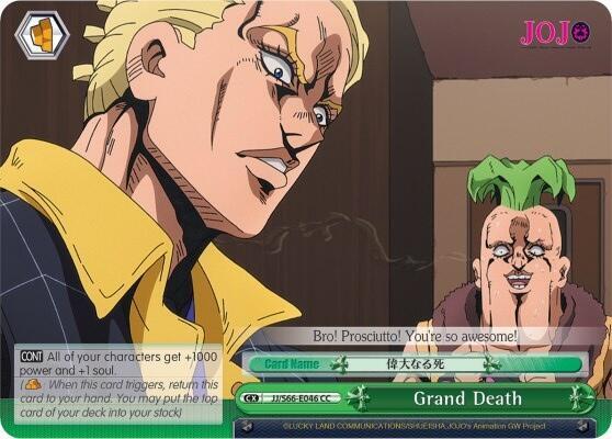 Grand Death JJ/S66-E046 CC JoJo's Bizarre Adventure: Golden Wind Card