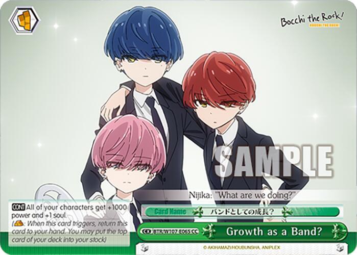 Growth as a Band BTR/W107-E065 CC BOCCHI THE ROCK! Card