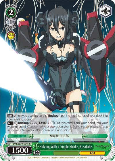 Halving With a Single Stroke Kusakabe DAL/W79-E045 C Date A Live Card