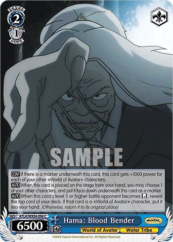 Hama Blood Bender ATLA/WX04-096 C Avatar: The Last Airbender Card