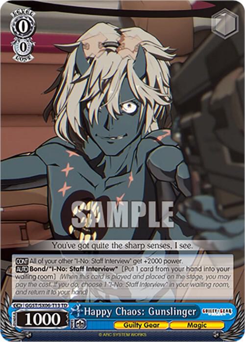 Happy Chaos Gunslinger GGST/SX06-T13 TD Guilty Gear -Strive- Card