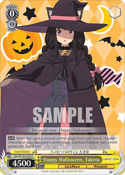 Happy Halloween Takina LRC/W105-E022 C Lycoris Recoil Card