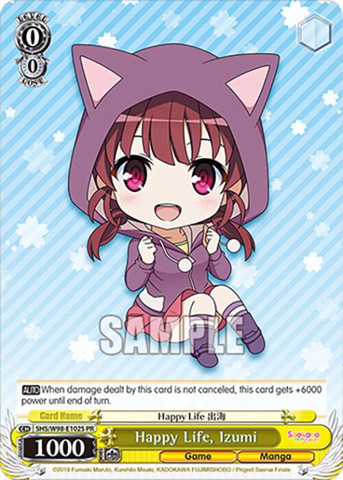Happy Life Izumi Foil SHS/W98-E102S PR Saekano the Movie: Finale Card