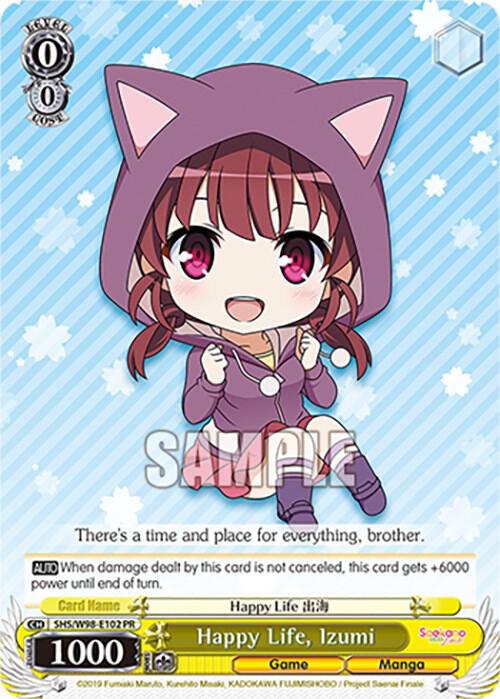 Happy Life Izumi SHS/W98-E102 PR Saekano the Movie: Finale Card