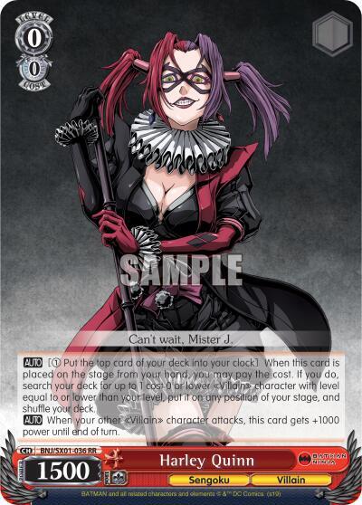 Harley Quinn BNJ/SX01-036 RR Batman Ninja Card
