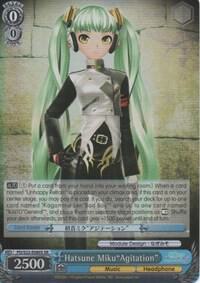 Hatsune MikuAgitation SR PD/S22-E080S SR Hatsune Miku -Project DIVA- f Card