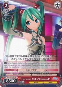 Hatsune MikuEmerald PD/S22-E051 RR Hatsune Miku -Project DIVA- f Card