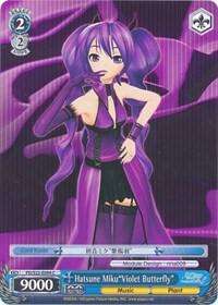 Hatsune MikuViolet Butterfly PD/S22-E094 C Hatsune Miku -Project DIVA- f Card
