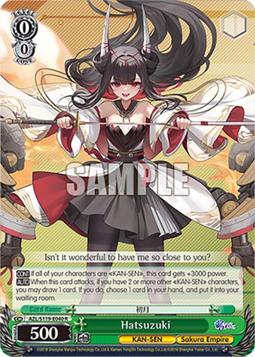 Hatsuzuki AZL/S119-E040 R Azur Lane Vol. 2 Card