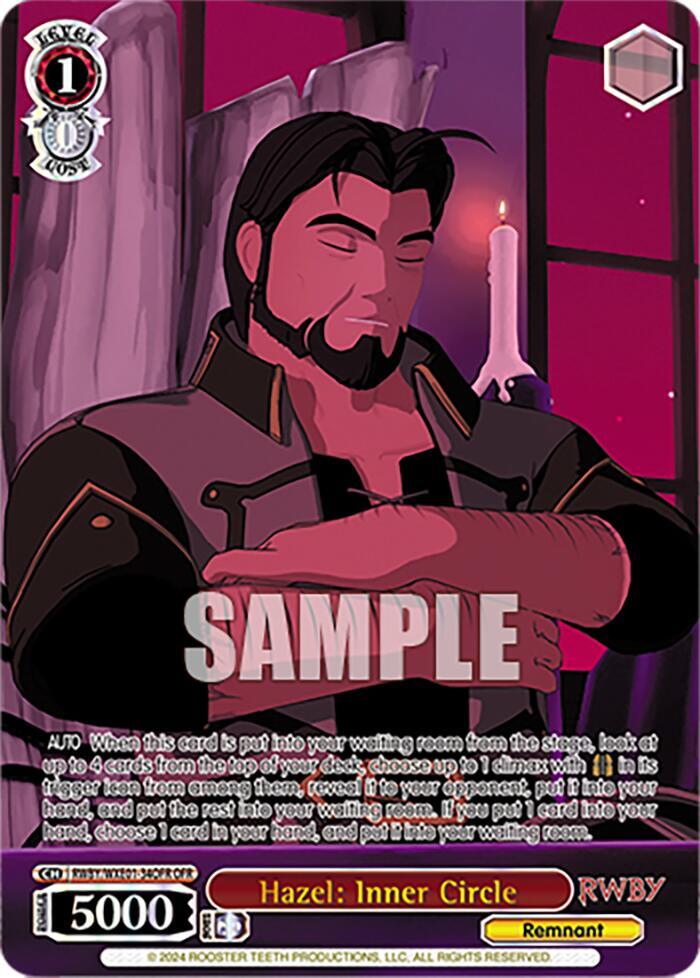 Hazel Inner Circle OFR RWBY/WXE01-34OFR OFR RWBY Premium Booster Card