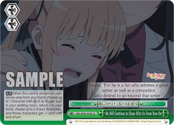 He Will Continue to Chase After Us From Now On SHS/W98-E058 CC Saekano the Movie: Finale Card