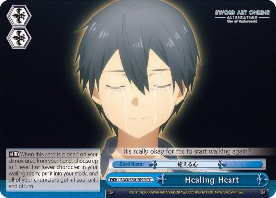 Healing Heart SAO/S80-E099 CC Sword Art Online -Alicization- Vol.2 Card