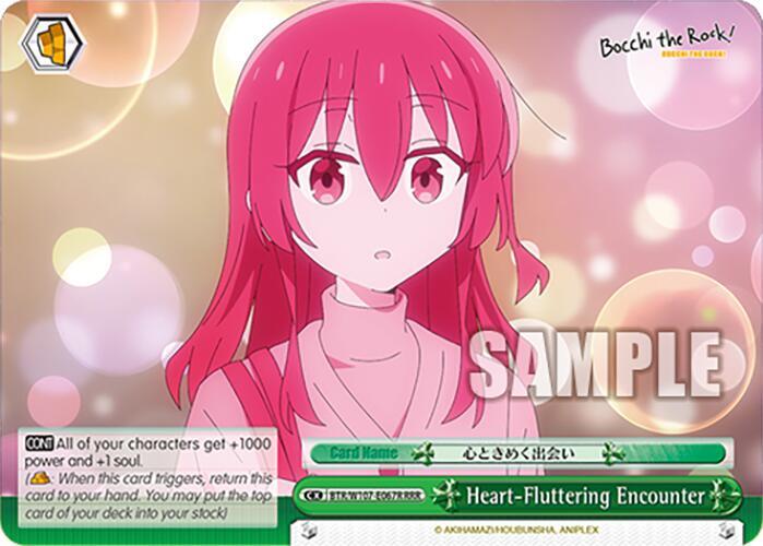 Heart Fluttering Encounter RRR BTR/W107-E067R RRR BOCCHI THE ROCK! Card