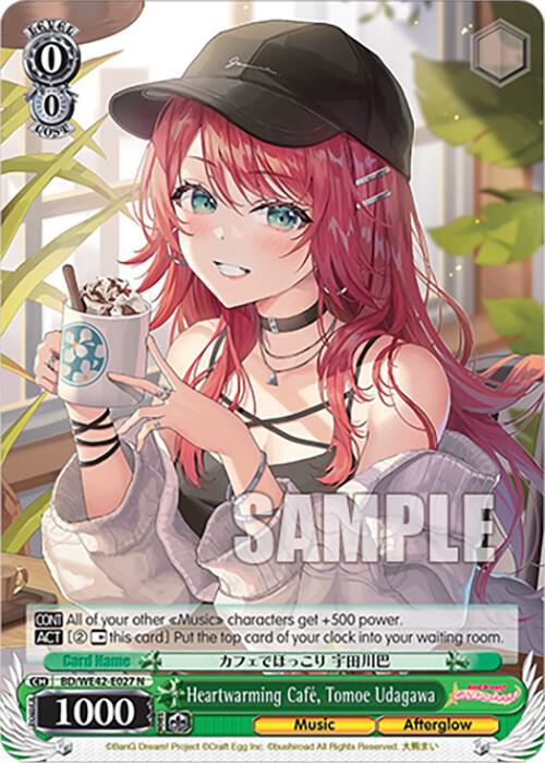Heartwarming Cafe Tomoe Udagawa BD/WE42-E027 N BanG Dream! Girls Band Party! Countdown Collection Premium Booster Card