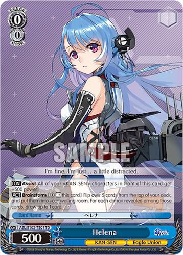 Helena AZL/S102-TE01 TD Azur Lane Card