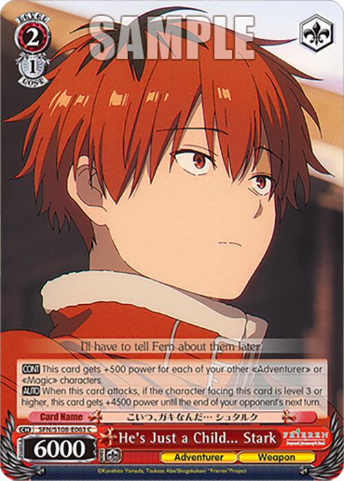 Hes Just a Child Stark SFN/S108-E063 C Frieren: Beyond Journey’s End Card