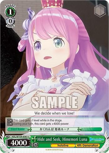 Hide and Seek Himemori Luna HOL/W104-E061 C hololive production Vol.2 Card
