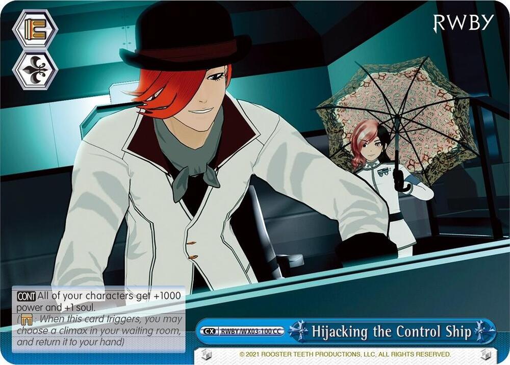 Hijacking the Control Ship RWBY/WX03-100 CC RWBY Card