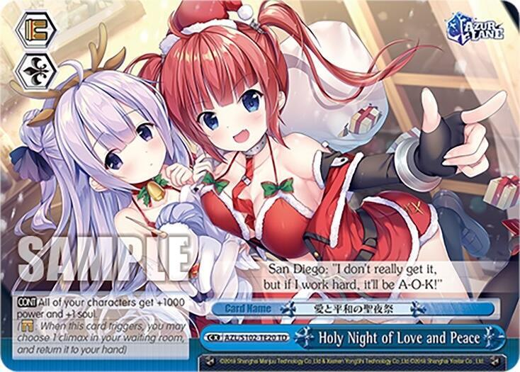Holy Night of Love and Peace AZL/S102-TE20 TD Azur Lane Card