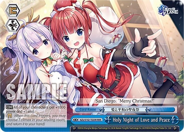 Holy Night of Love and Peace RRR AZL/S102-TE20R RRR Azur Lane Card