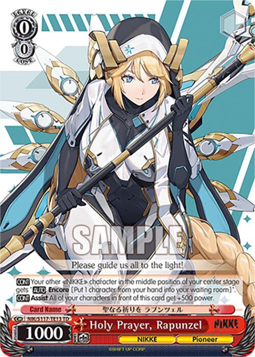 Holy Prayer Rapunzel NIK/S117-TE13 TD GODDESS OF VICTORY: NIKKE Card