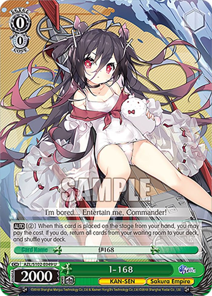 I 168 AZL/S102-E049 U Azur Lane Card