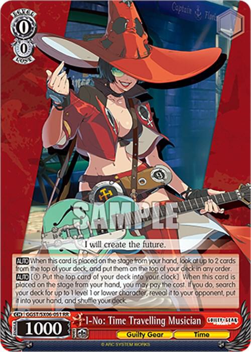 I No Time Travelling Musician GGST/SX06-051 RR Guilty Gear -Strive- Card