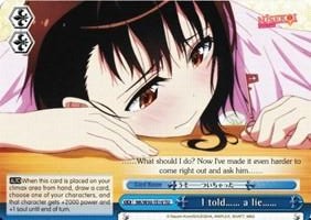 I told a lie TD NK/W30-TE19 TD NISEKOI -False Love- Card