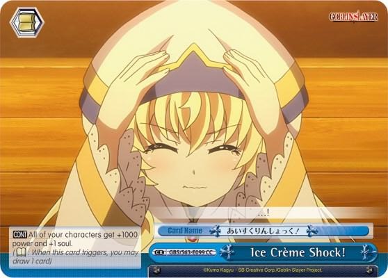 Ice Creme Shock GBS/S63-E099 CC Goblin Slayer Card