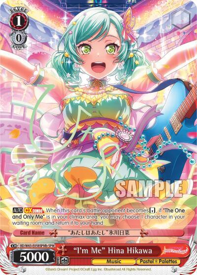 Im Me Hina Hikawa SPM B BD/W63-E058SPMb SPM BanG Dream! Girls Band Party! Vol.2 Card