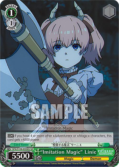 Imitation Magic Linie SR SFN/S108-E038S SR Frieren: Beyond Journey’s End Card