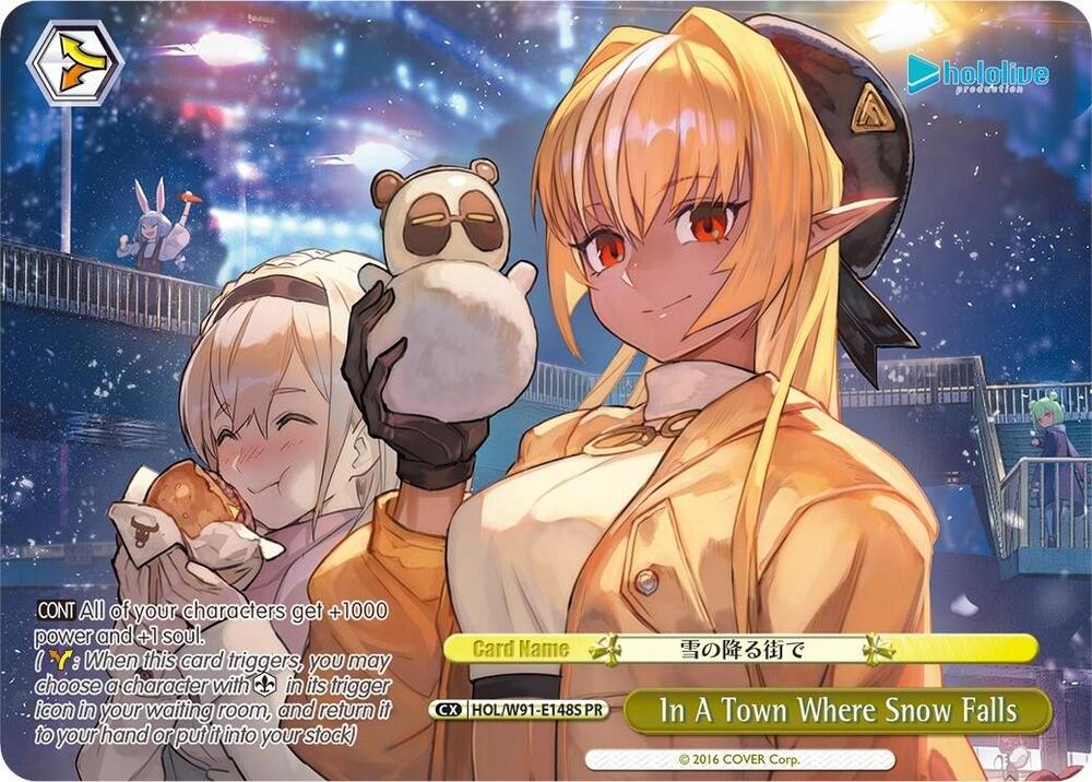 In A Town Where Snow Falls PR Foil HOL/W91-E148S PR hololive production Card