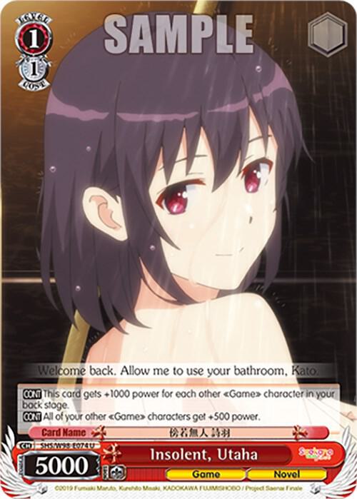 Insolent Utaha SHS/W98-E074 U Saekano the Movie: Finale Card