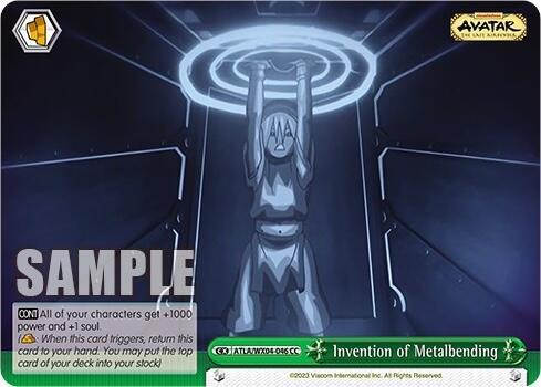 Invention of Metalbending ATLA/WX04-046 CC Avatar: The Last Airbender Card