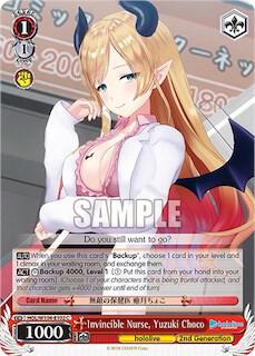 Invincible Nurse Yuzuki Choco HOL/W104-E102 C hololive production Vol.2 Card