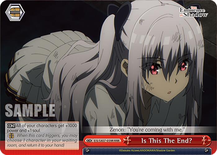 Is This The End RRR EIS/SX07-059R The Eminence in Shadow Card