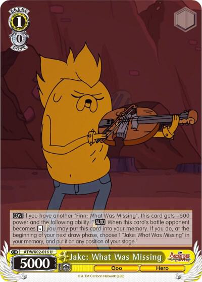 Jake What Was Missing AT/WX02-016 U Adventure Time Card
