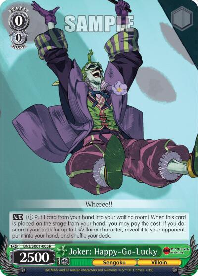Joker Happy Go Lucky BNJ/SX01-005 R Batman Ninja Card