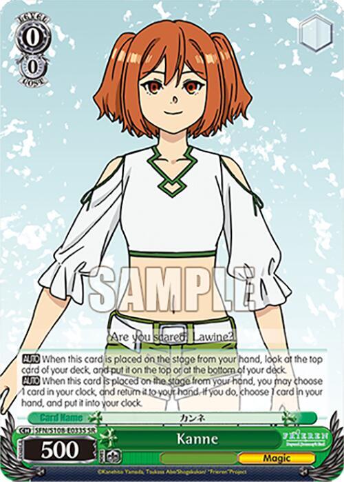 Kanne SR SFN/S108-E033S SR Frieren: Beyond Journey’s End Card