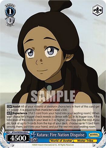 Katara Fire Nation Disguise ATLA/WX04-095 C Avatar: The Last Airbender Card