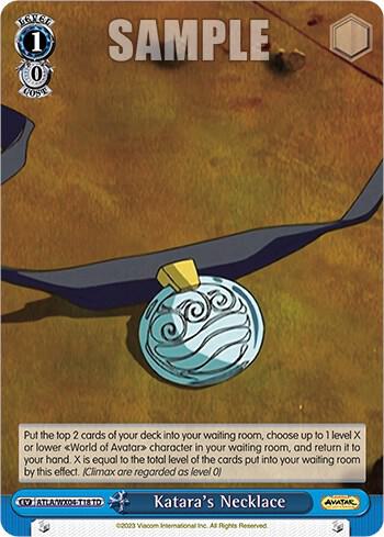 Kataras Necklace ATLA/WX04-T18 TD Avatar: The Last Airbender Card