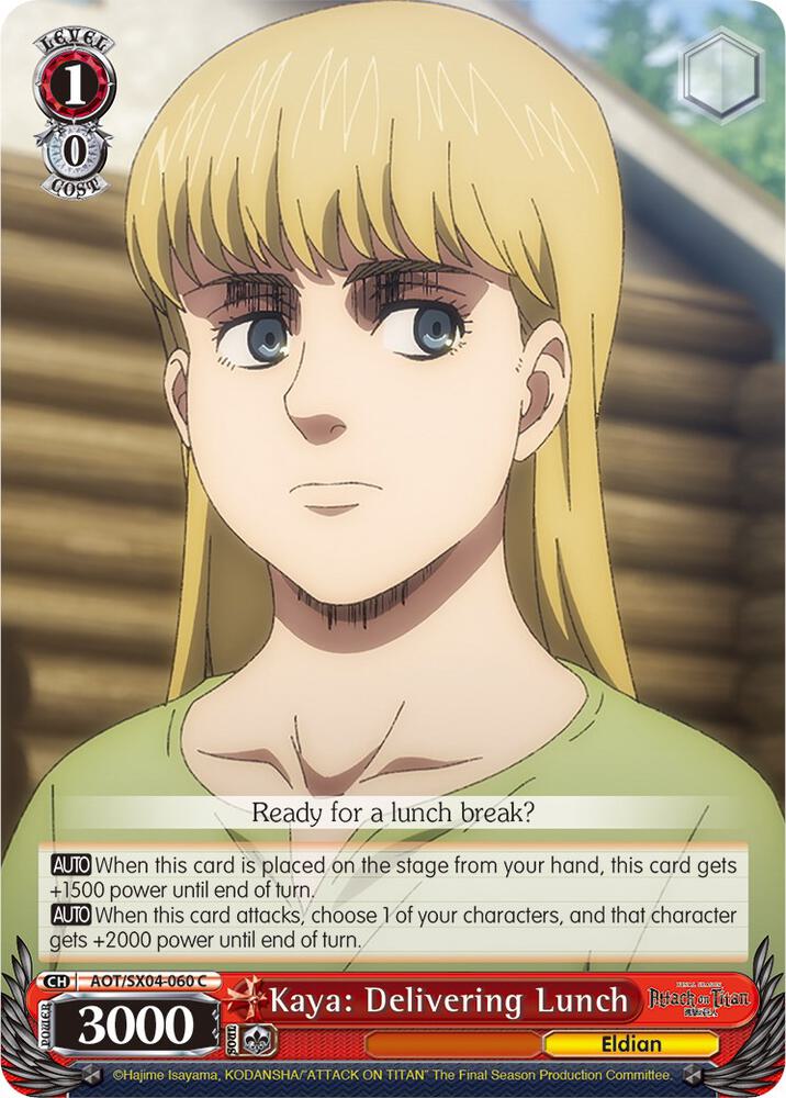 Kaya Delivering Lunch AOT/SX04-060 C Attack On Titan: Final Season Card